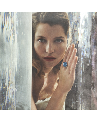 Ole Lynggaard Copenhagen Ring Large in Gold with a Blue Aquamarine and Diamonds (horloges)